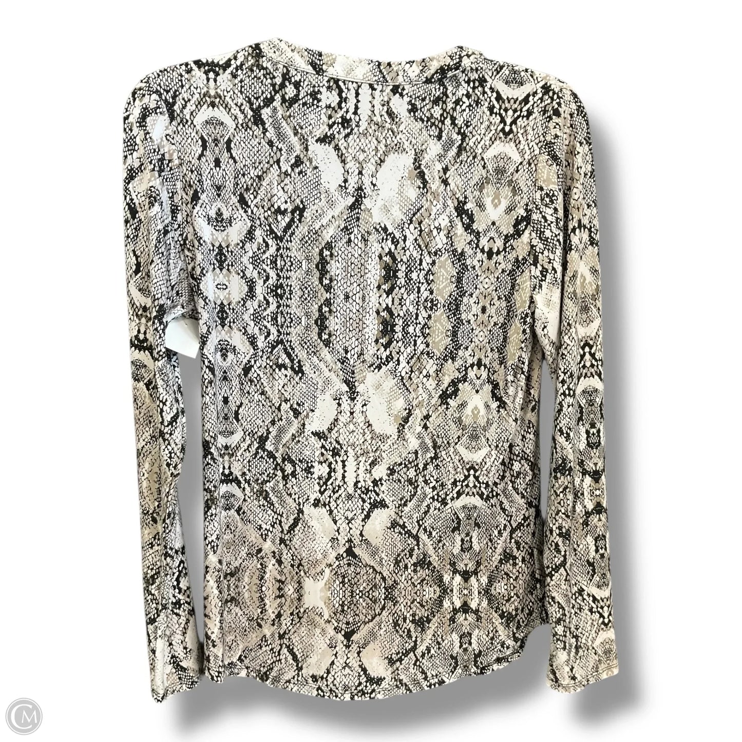 Top Long Sleeve By Inc In Snakeskin Print, Size: M