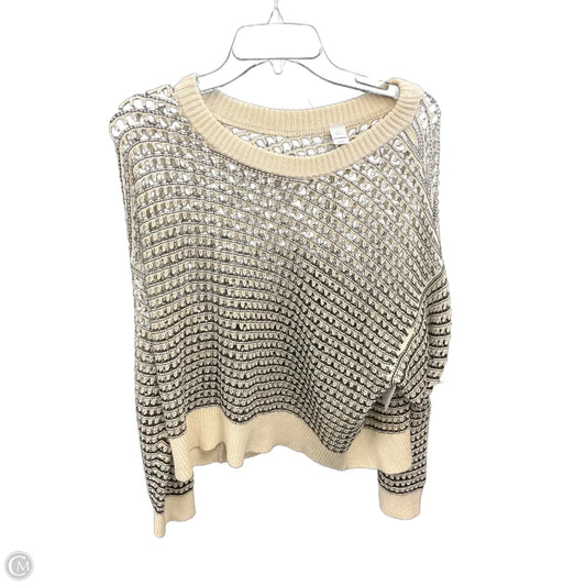 Sweater By Old Navy In Black & Cream, Size: L