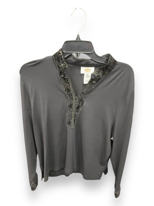 Top Sleeveless By Talbots In Black, Size: 2x