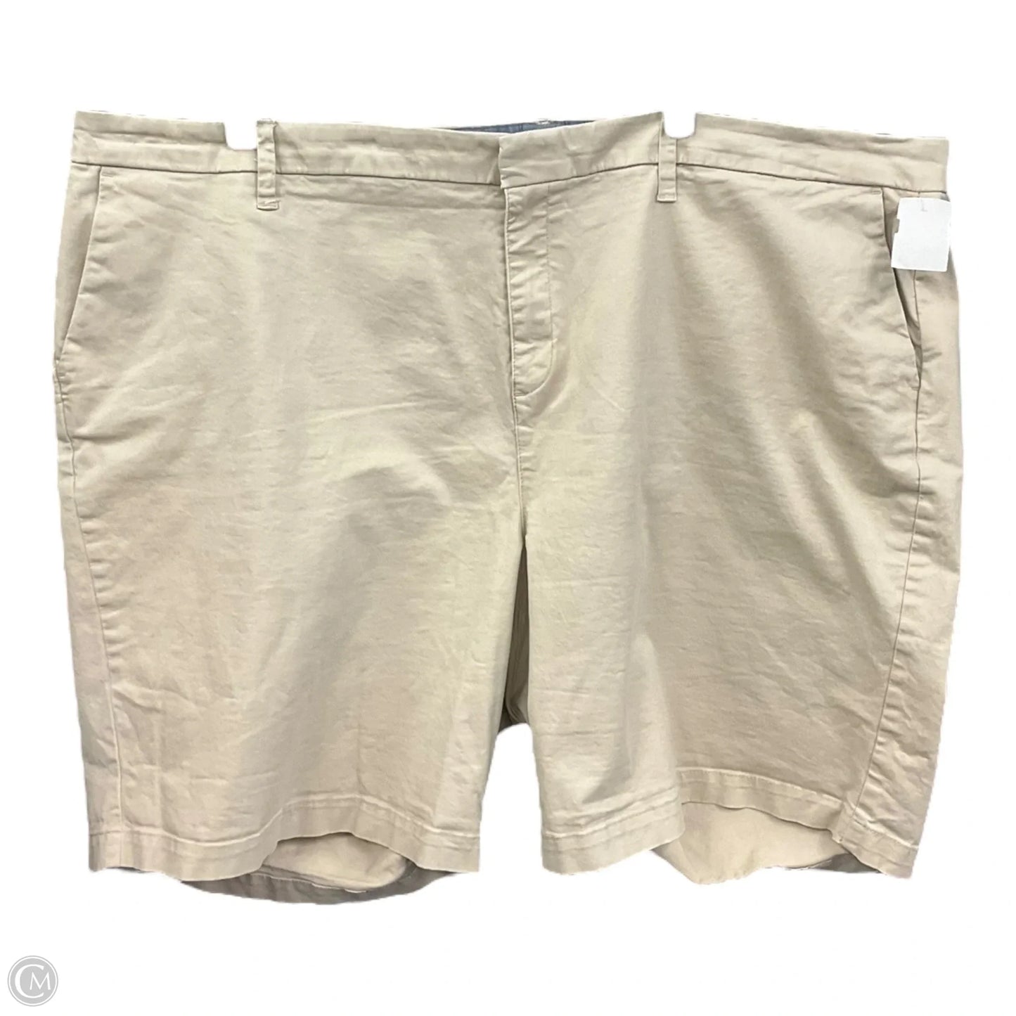 Shorts Designer By Tommy Hilfiger In Tan, Size: 22
