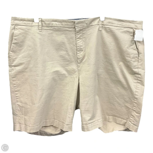Shorts Designer By Tommy Hilfiger In Tan, Size: 22