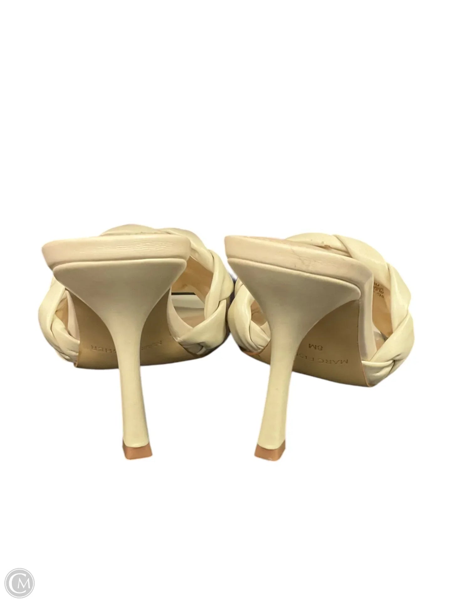 Sandals Heels Stiletto By Marc Fisher In Beige, Size: 8