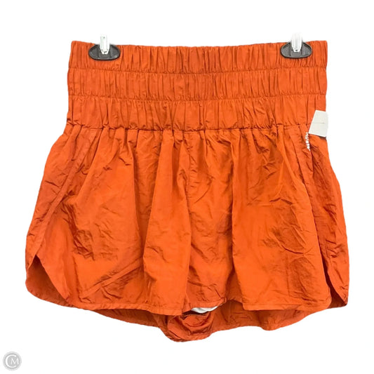 Athletic Shorts By Free People In Orange, Size: Xl
