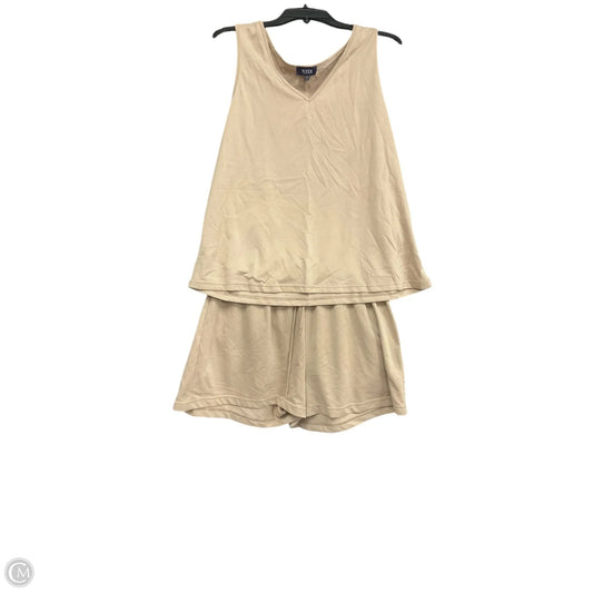 Shorts Set By Not Your Daughters Jeans In Tan, Size: Xl