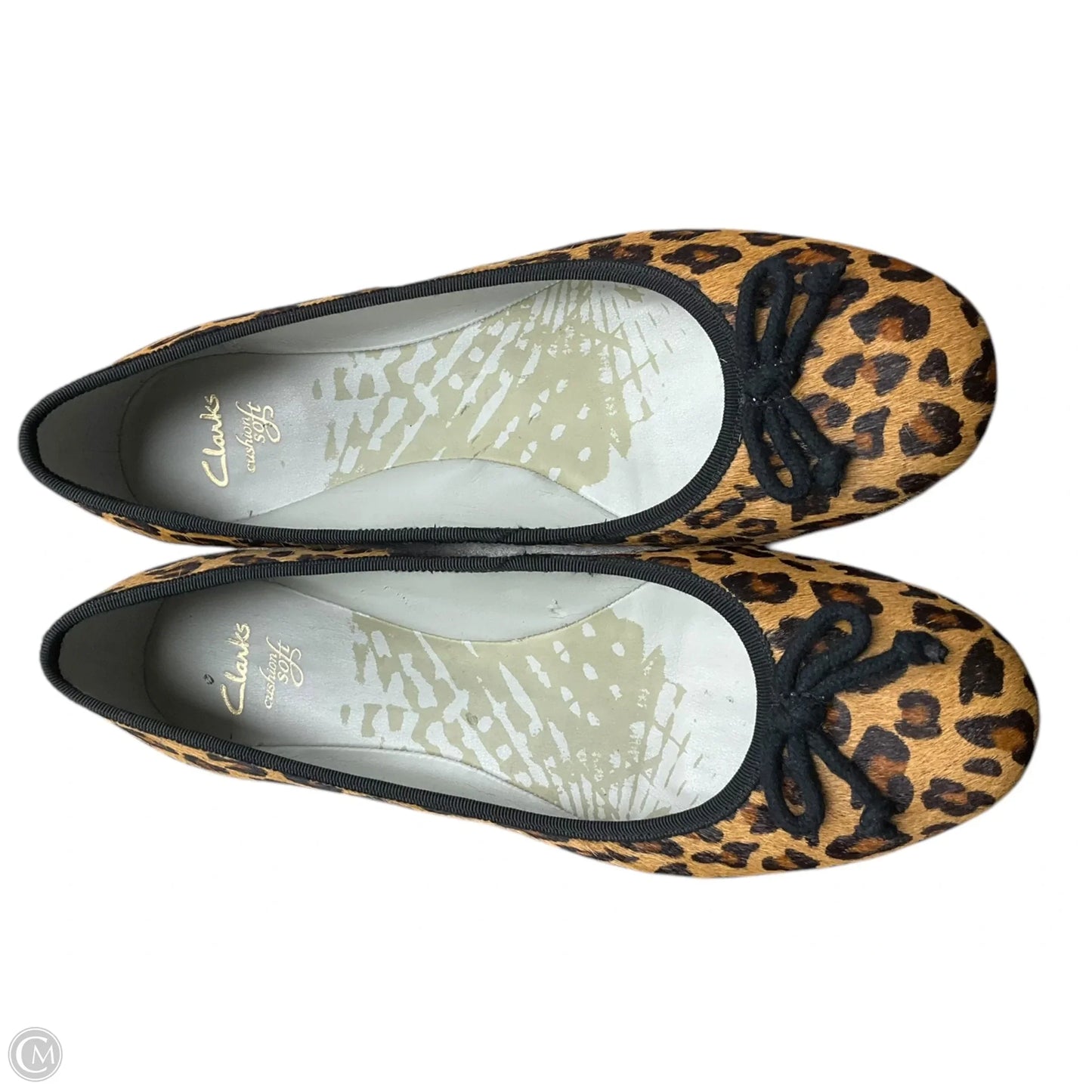 Shoes Flats By Clarks In Animal Print, Size: 6