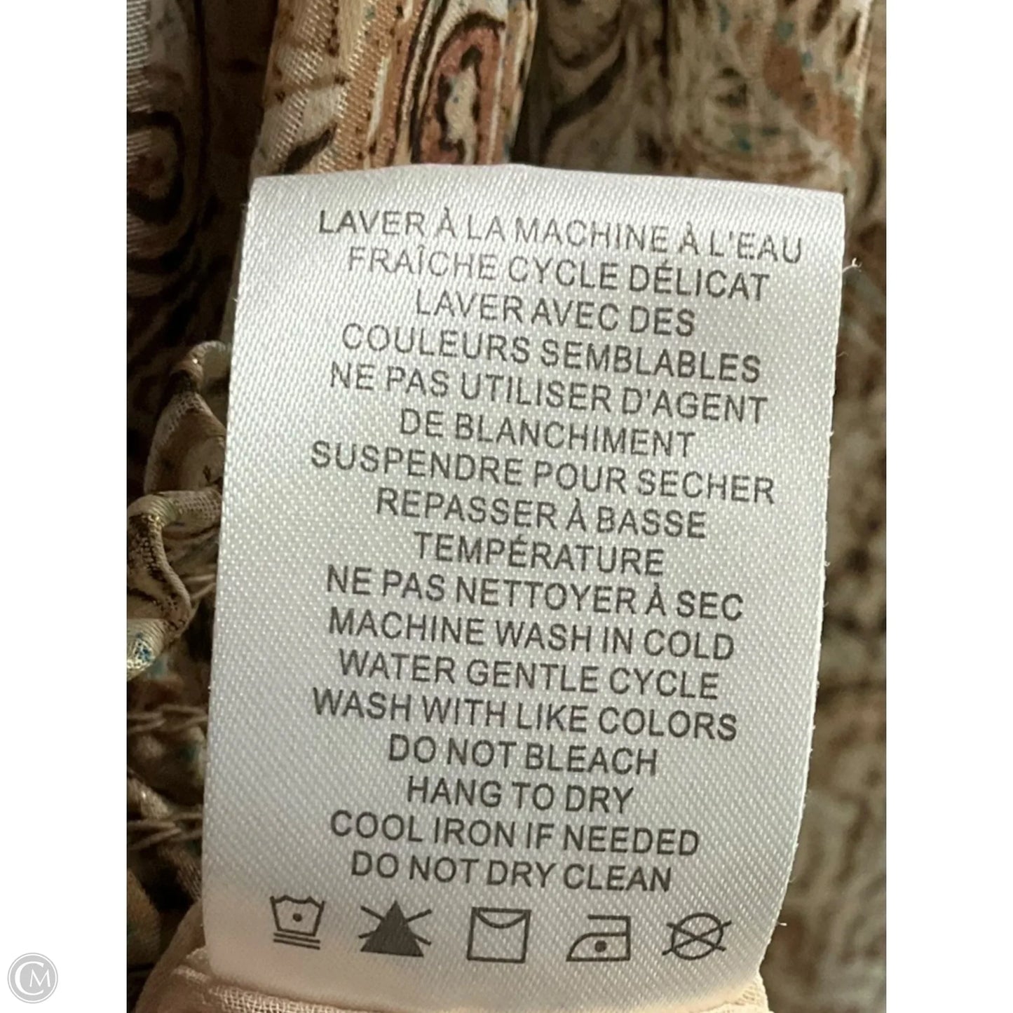 Top Long Sleeve By Joie In Paisley Print, Size: S