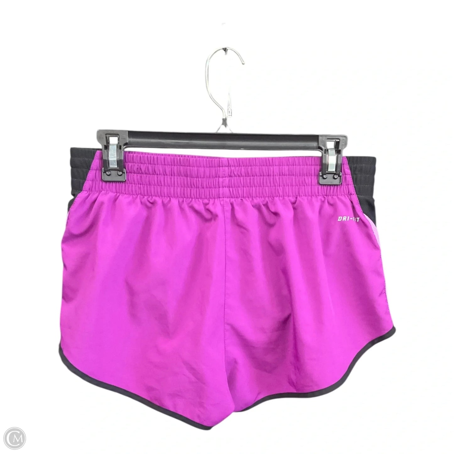 Athletic Shorts By Nike Apparel In Black & Purple, Size: M