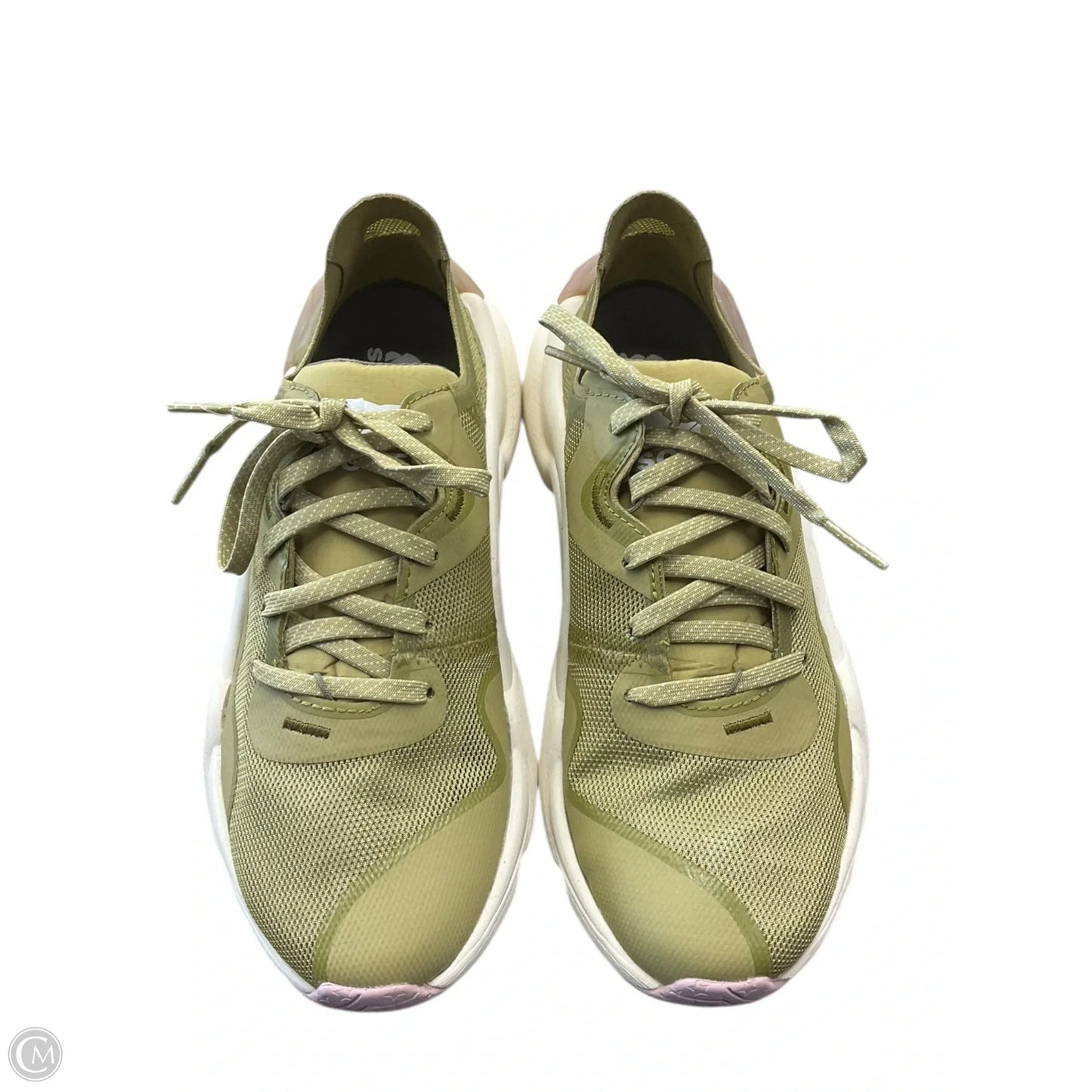 Shoes Athletic By Sorel In Cream & Green, Size: 6.5