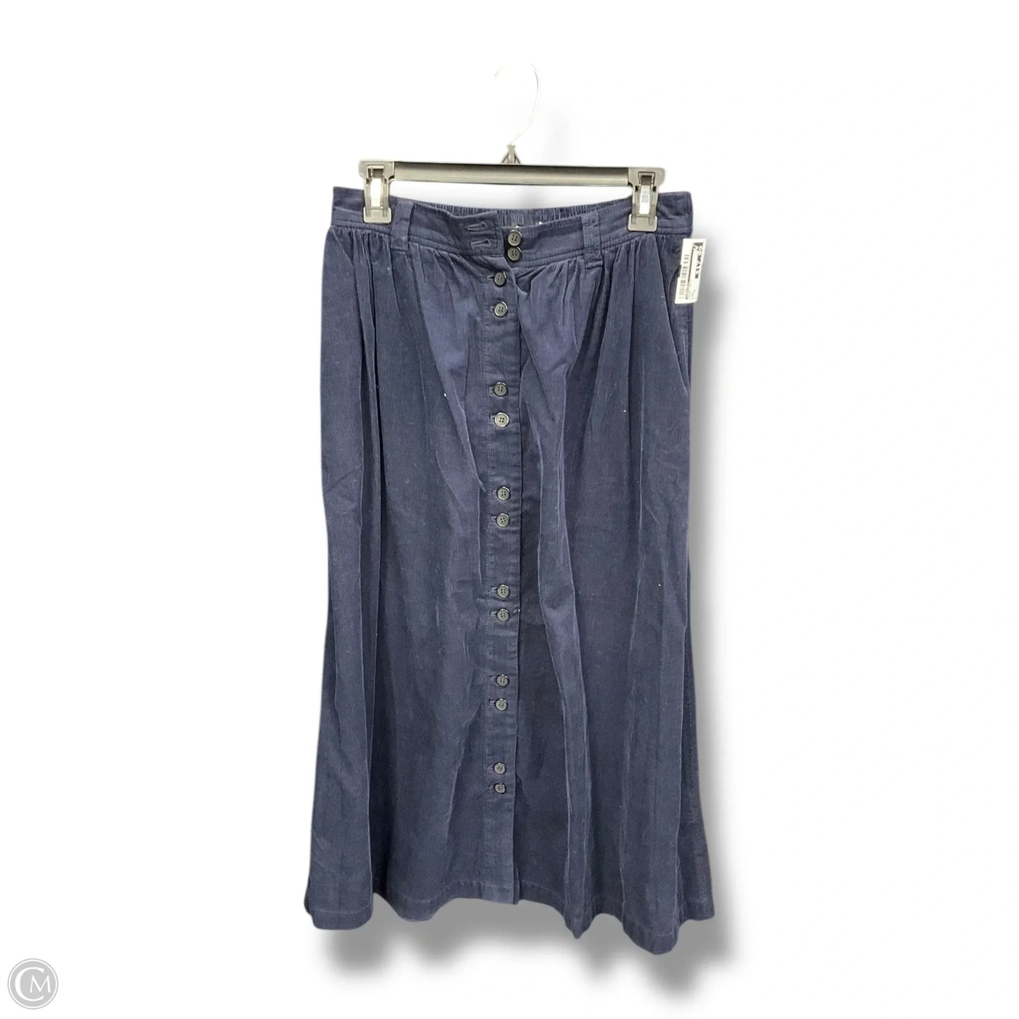 Skirt Maxi By Madewell In Navy, Size: S