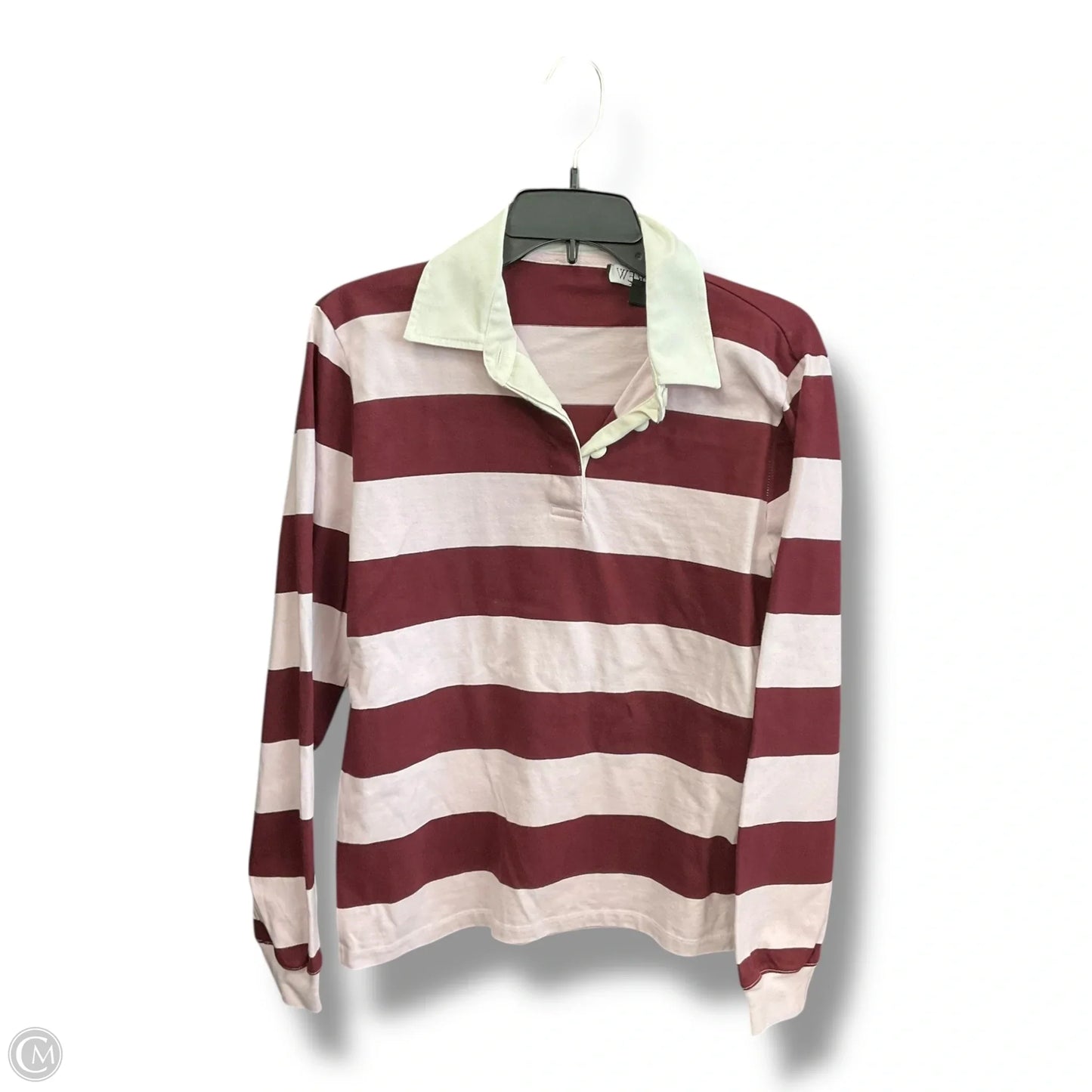 Top Long Sleeve By J. Crew In Striped Pattern, Size: S