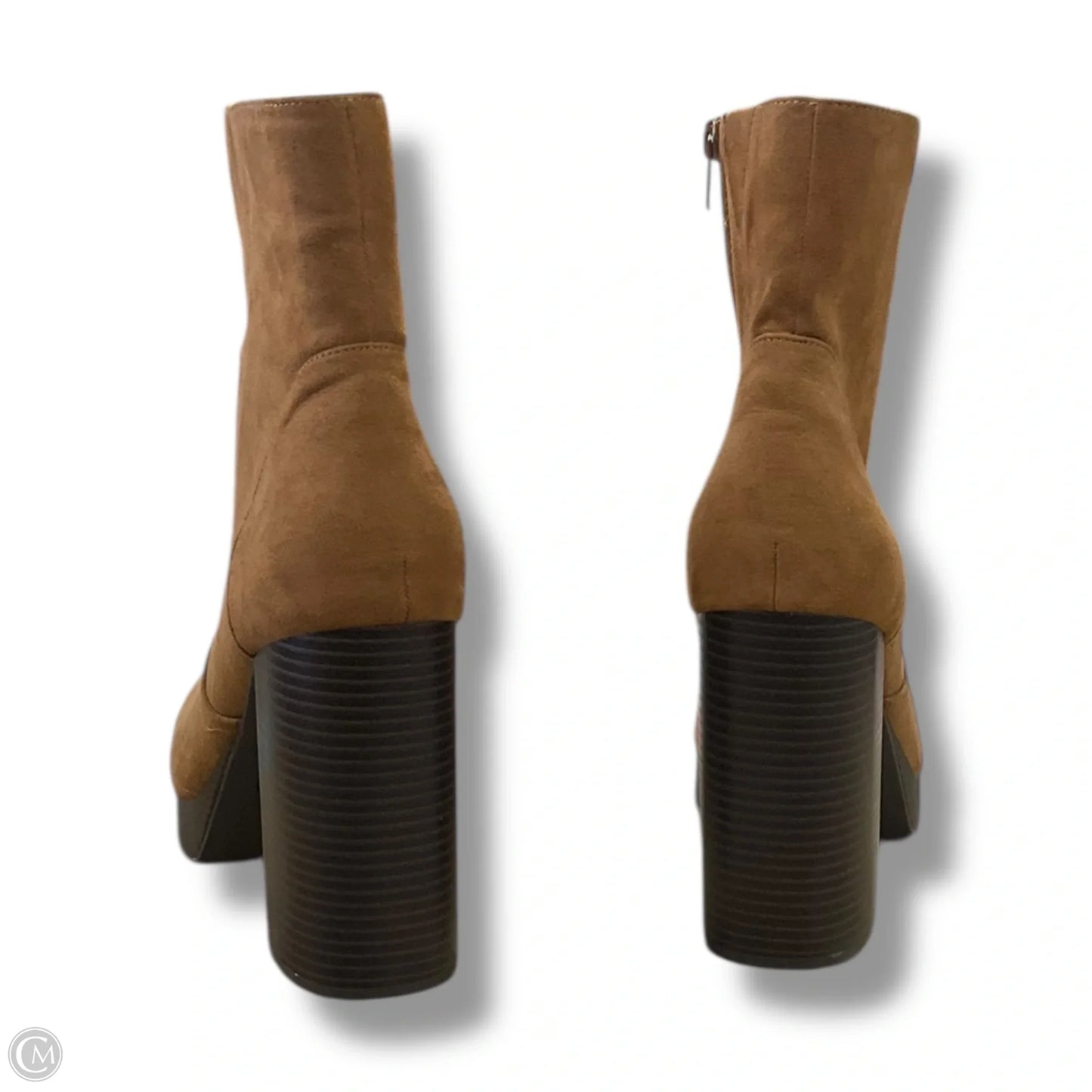 Shoes Heels Block By Clothes Mentor In Brown, Size: 11