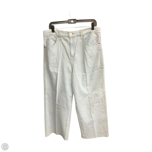 Jeans Wide Leg By Levis In Blue Denim, Size: 12