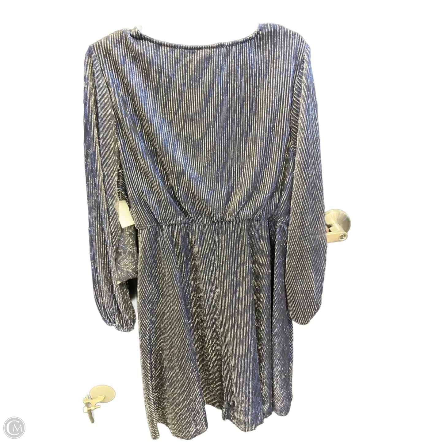 Dress Casual Midi By Cme In Blue, Size: 3x