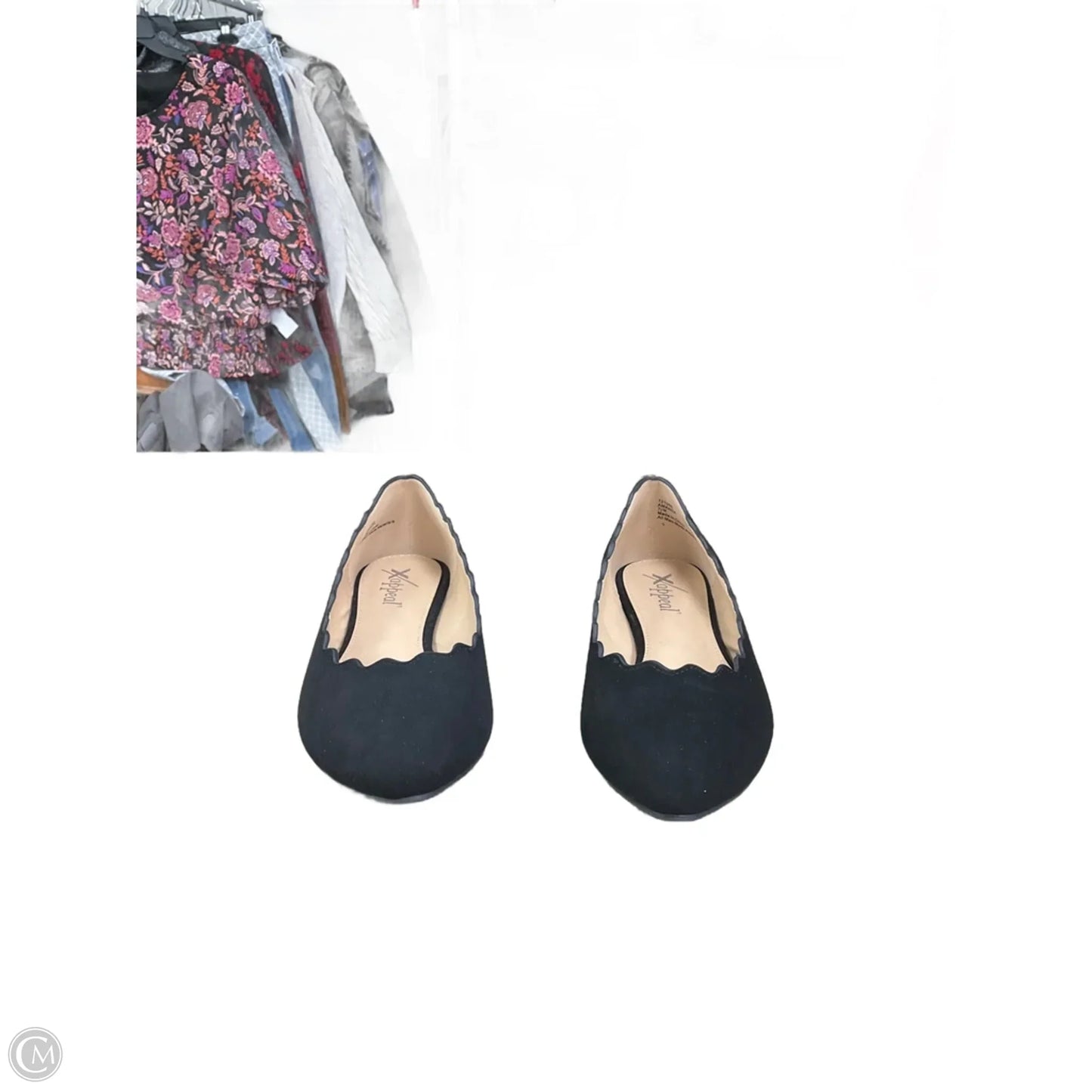 Shoes Flats By Xappeal In Black, Size: 7.5