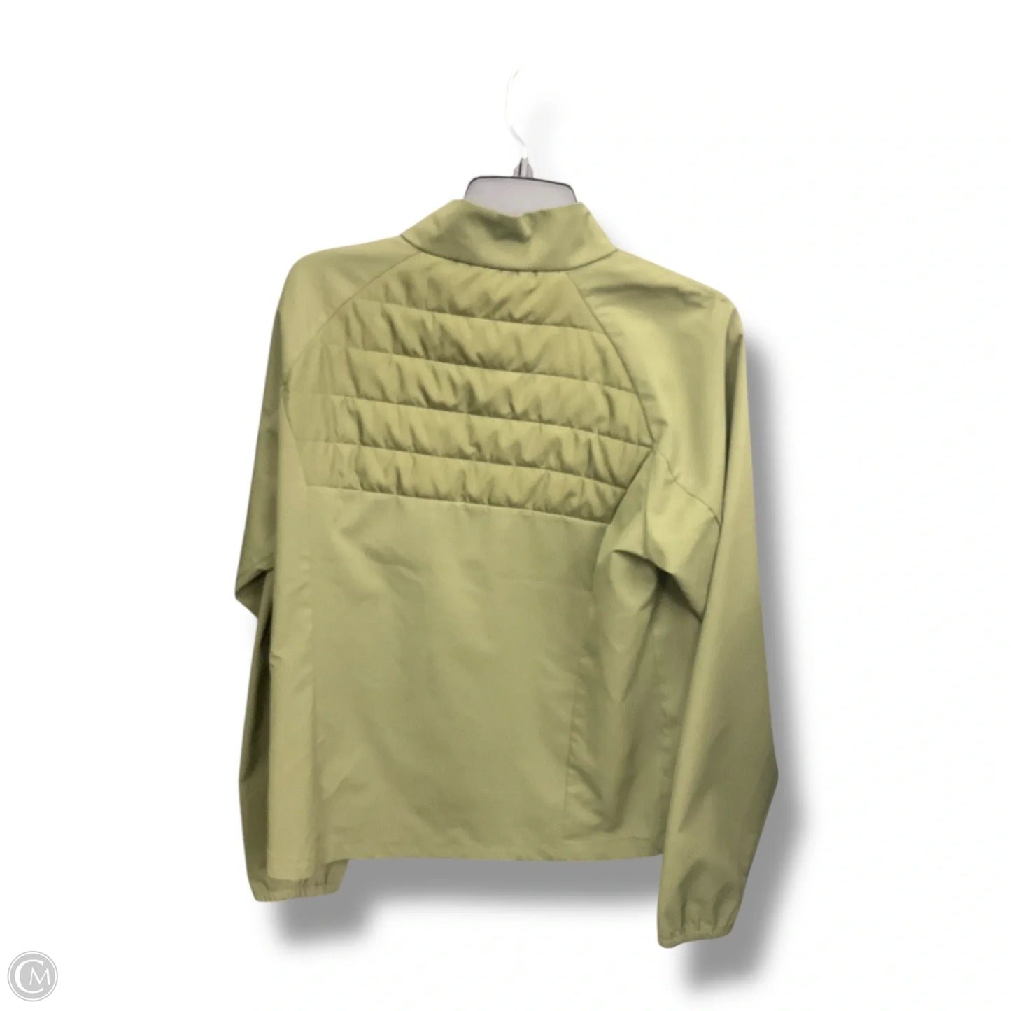 Athletic Jacket By Zella In Green, Size: L