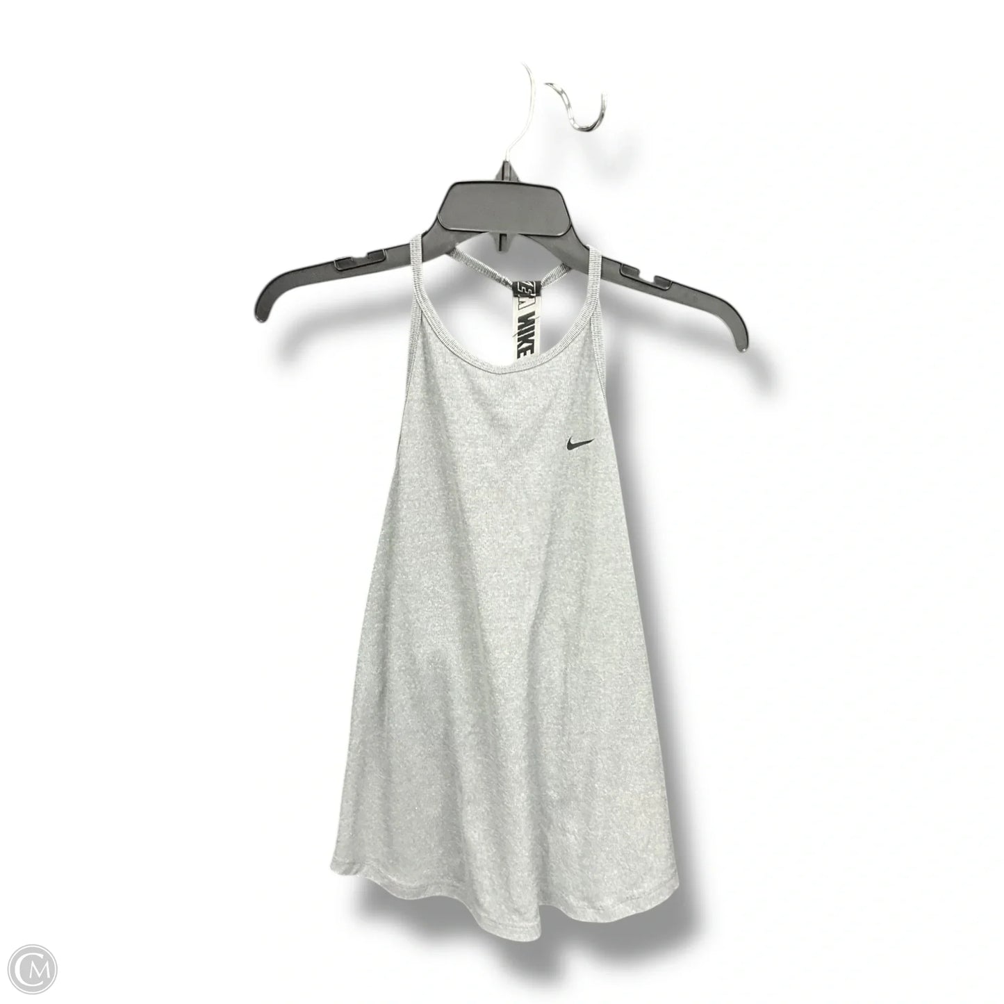 Athletic Tank Top By Nike Apparel In Grey, Size: M