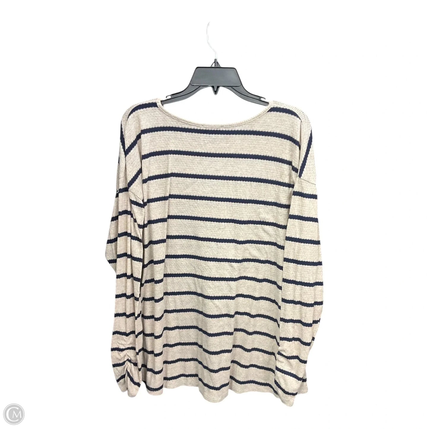 Top Long Sleeve By Lane Bryant In Striped Pattern, Size: 2x