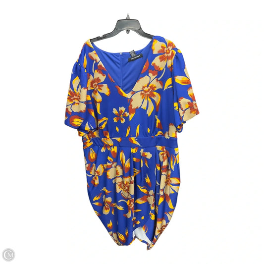 Dress Casual Midi By Ashley Stewart In Multi-colored, Size: 3x