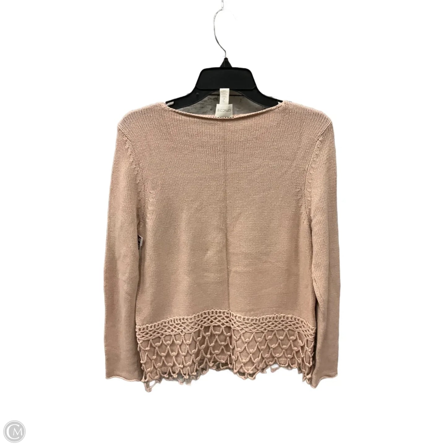 Top Long Sleeve By Chicos In Pink, Size: L