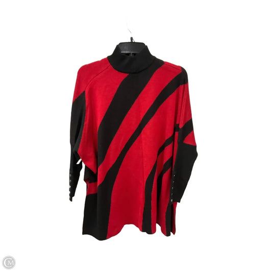 Sweater By Chicos In Red, Size: Xxs