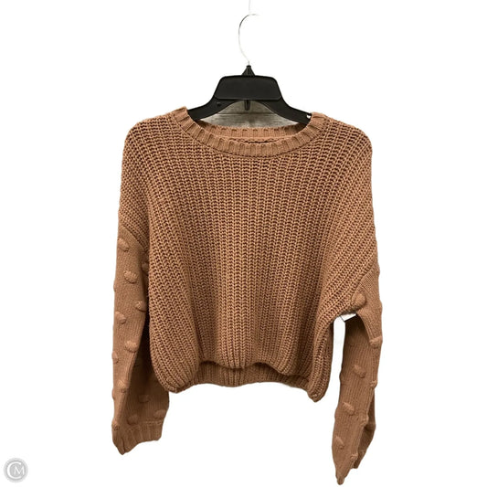 Sweater By Moon And Madison In Brown, Size: M