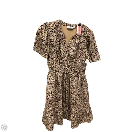 Dress Casual Midi By Vineyard Vines In Animal Print, Size: S