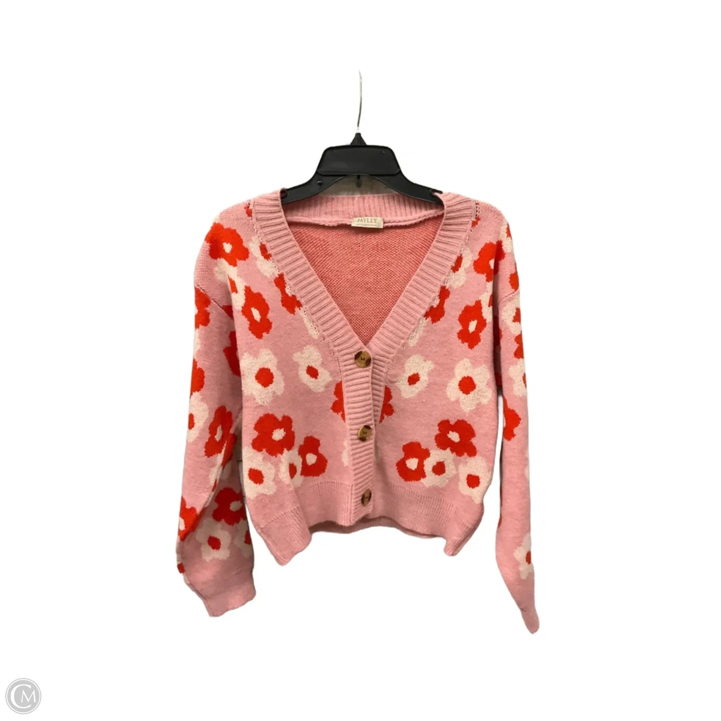 Cardigan By Jayley In Floral Print, Size: S