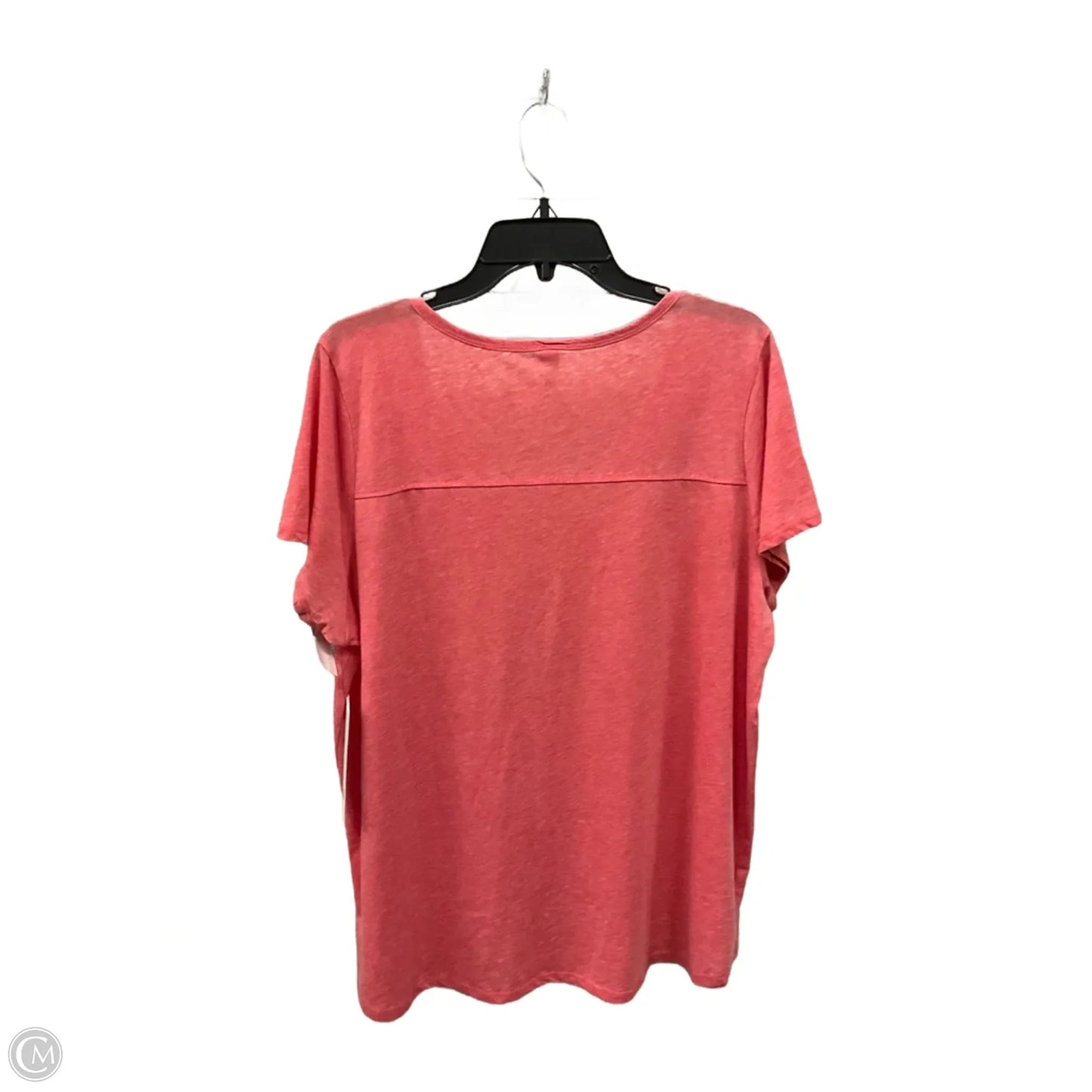 Top Long Sleeve Basic By Cato In Orange, Size: Xl