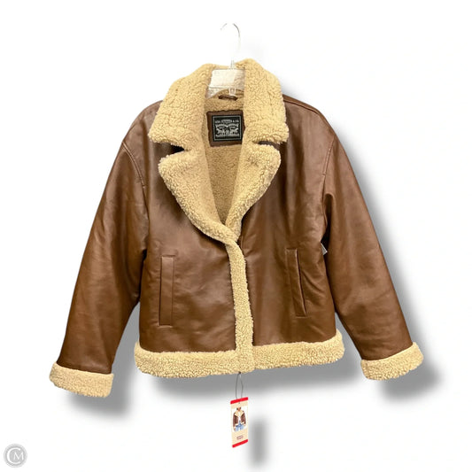 Jacket Other By Levis In Brown, Size: M