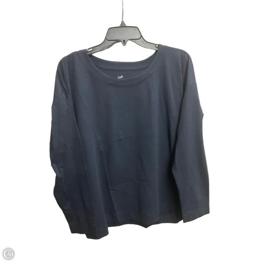 Top Long Sleeve Basic By J. Jill In Navy, Size: Lp