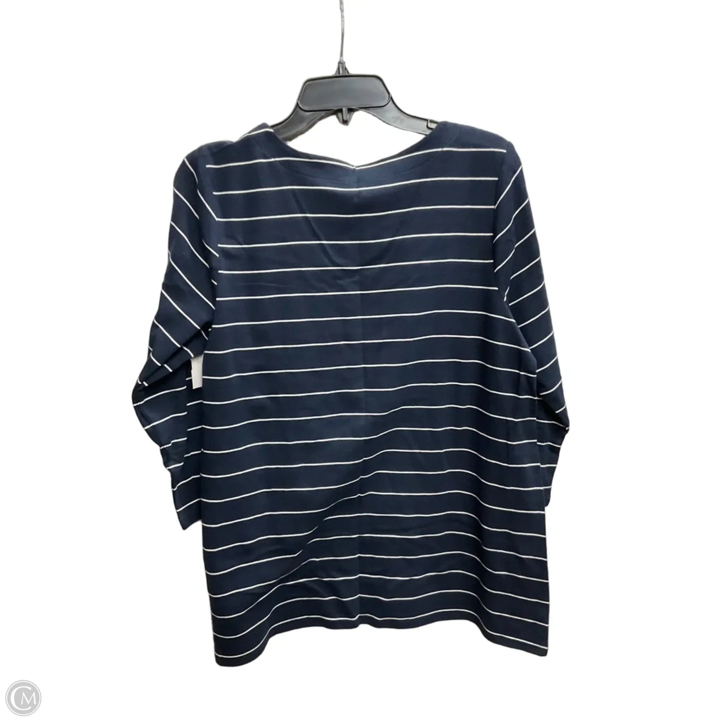 Top Long Sleeve By J. Jill In Striped Pattern, Size: L