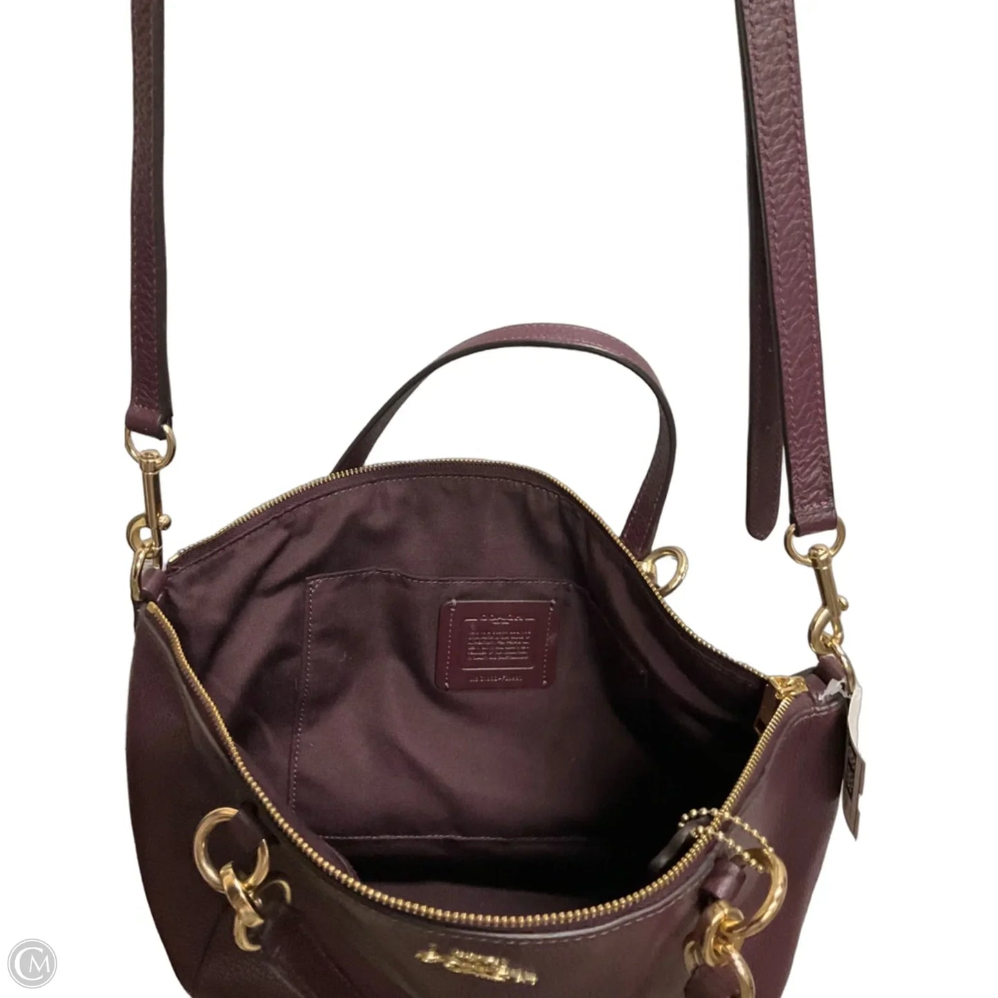 Crossbody Designer By Coach, Size: Medium