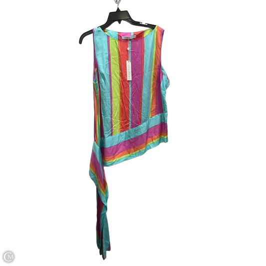 Top Short Sleeve By Trina Turk In Multi-colored, Size: Xl