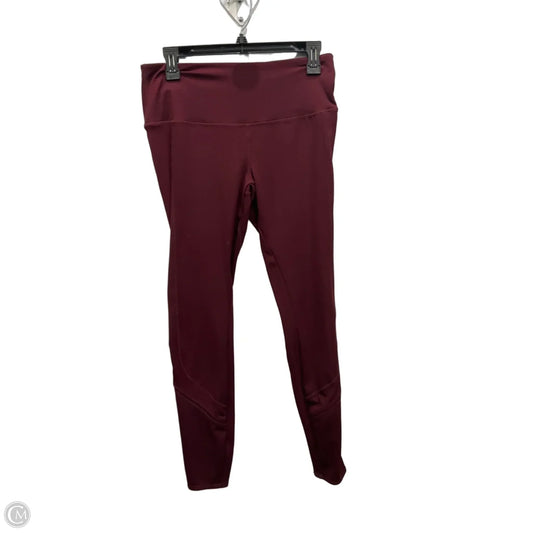 Athletic Leggings By Tangerine In Red, Size: M