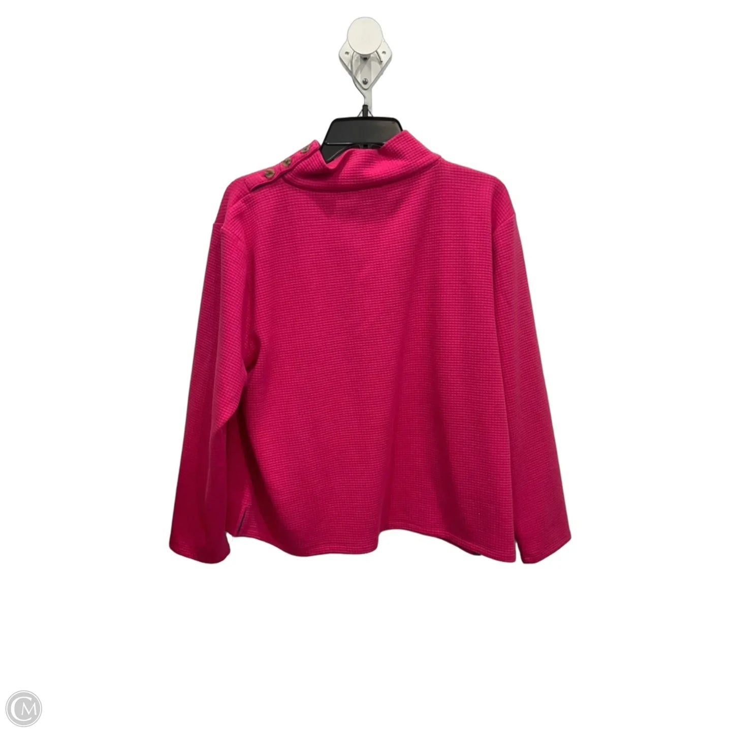 Top Long Sleeve By Talbots In Pink, Size: Xlp