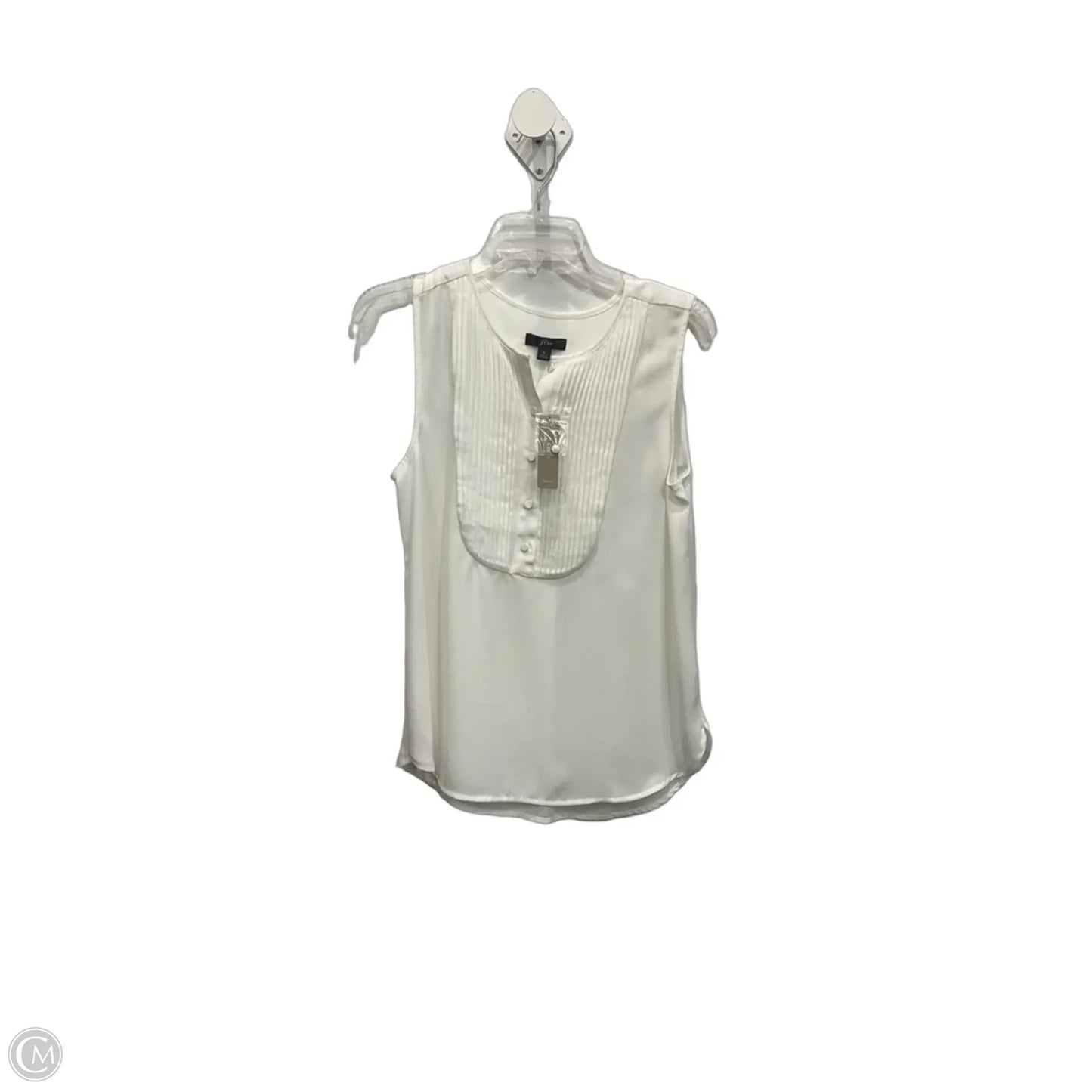 Top Sleeveless By J. Crew In White, Size: S