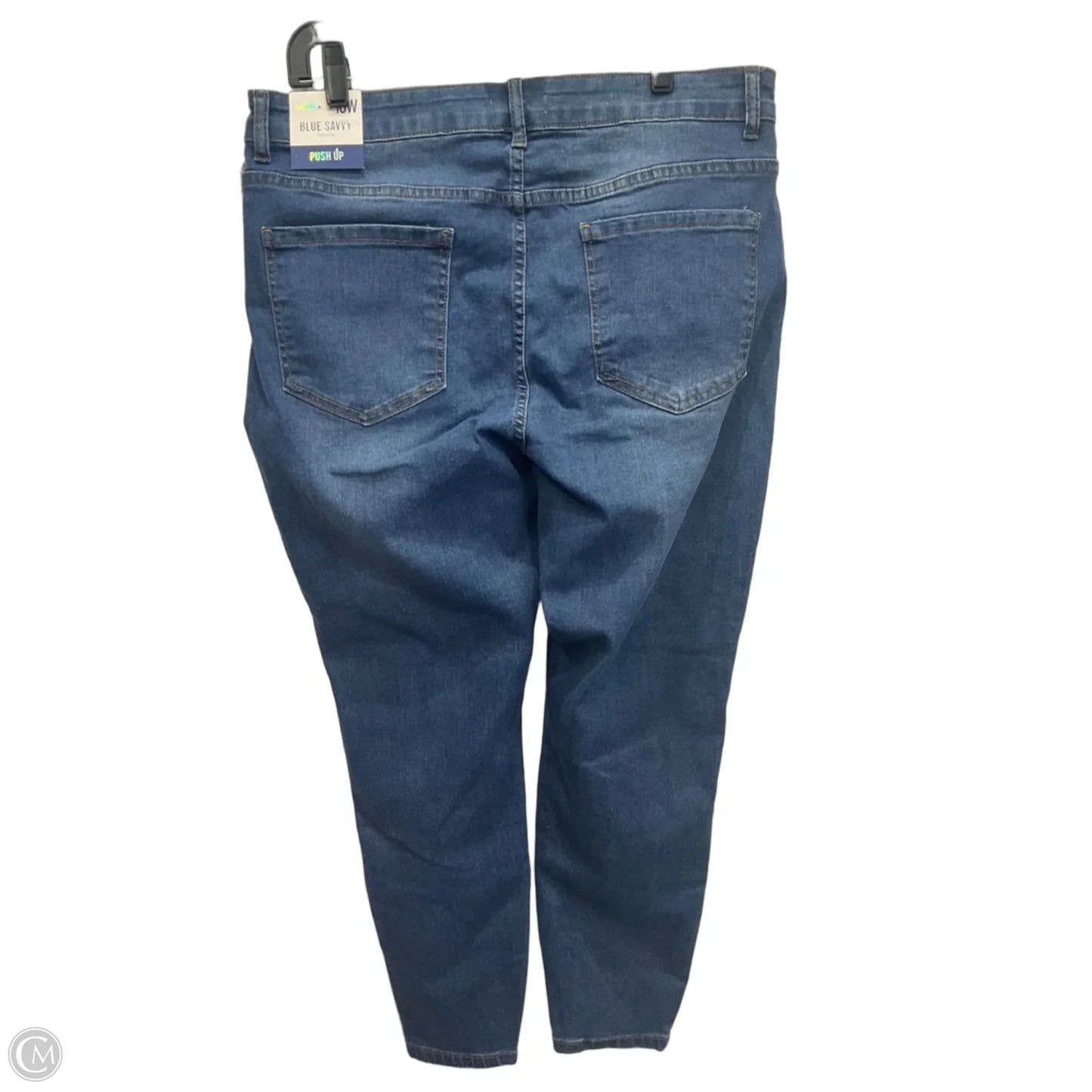 Jeans Skinny By Clothes Mentor In Blue Denim, Size: 16