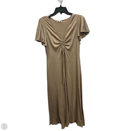 Dress Casual Maxi By Max Studio In Brown, Size: L
