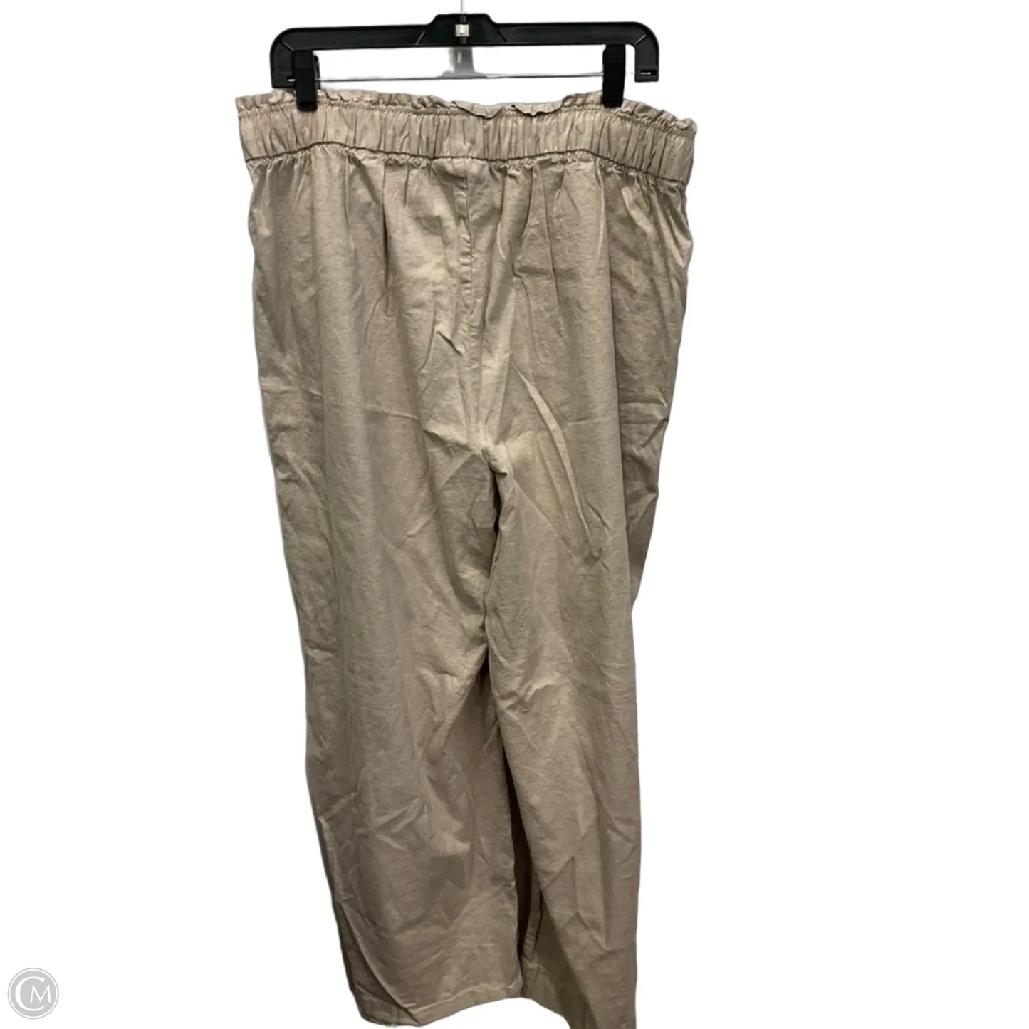 Pants Cropped By Lane Bryant In Tan, Size: 14