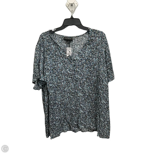 Top Short Sleeve By Lane Bryant In Multi-colored, Size: 2x