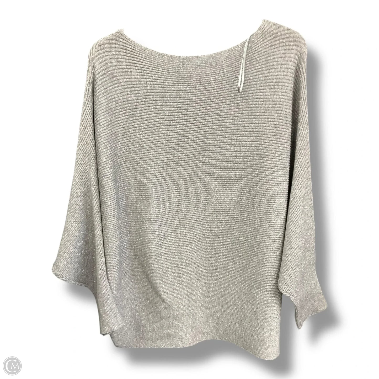 Top Long Sleeve Basic By Philosophy In Grey, Size: 1x