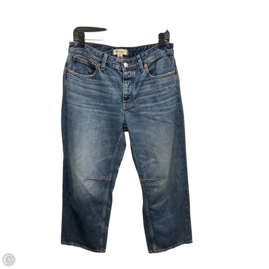 Jeans Wide Leg By Madewell In Blue Denim, Size: 4