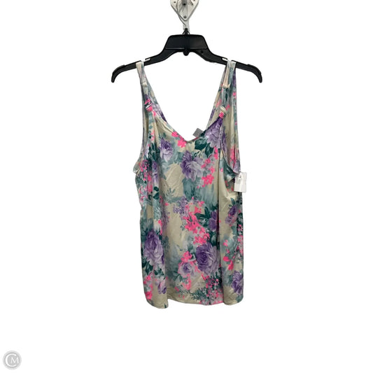 Top Sleeveless By Sew In Love In Multi-colored, Size: Xl