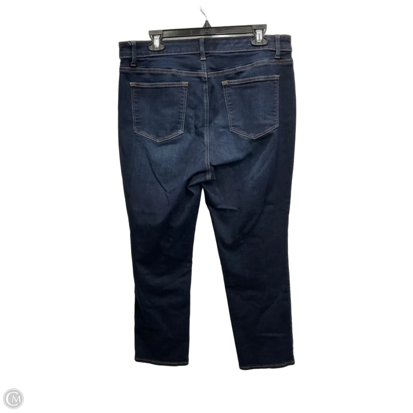 Jeans Straight By Talbots In Blue Denim, Size: 14p