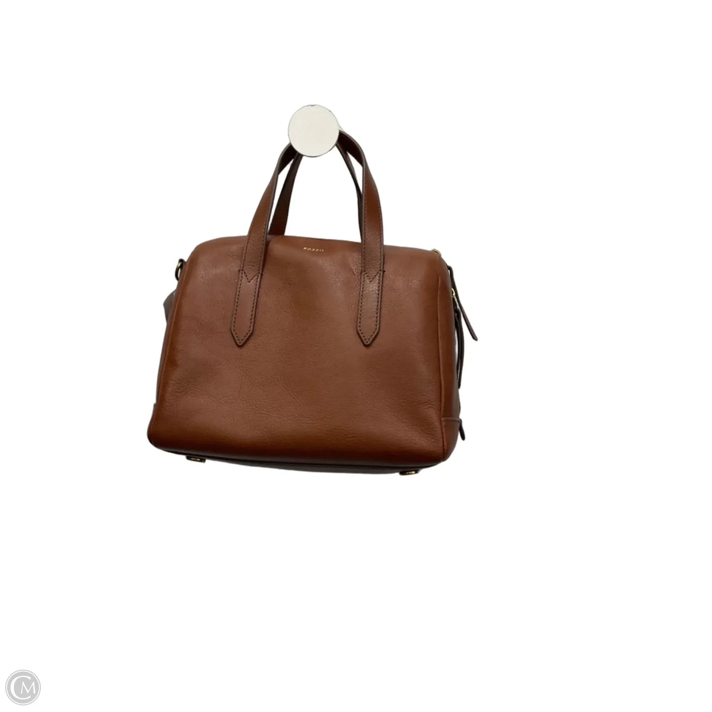 Crossbody Leather By Fossil, Size: Medium
