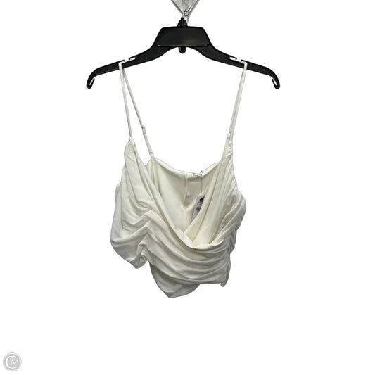 Top Sleeveless By Express In White, Size: L