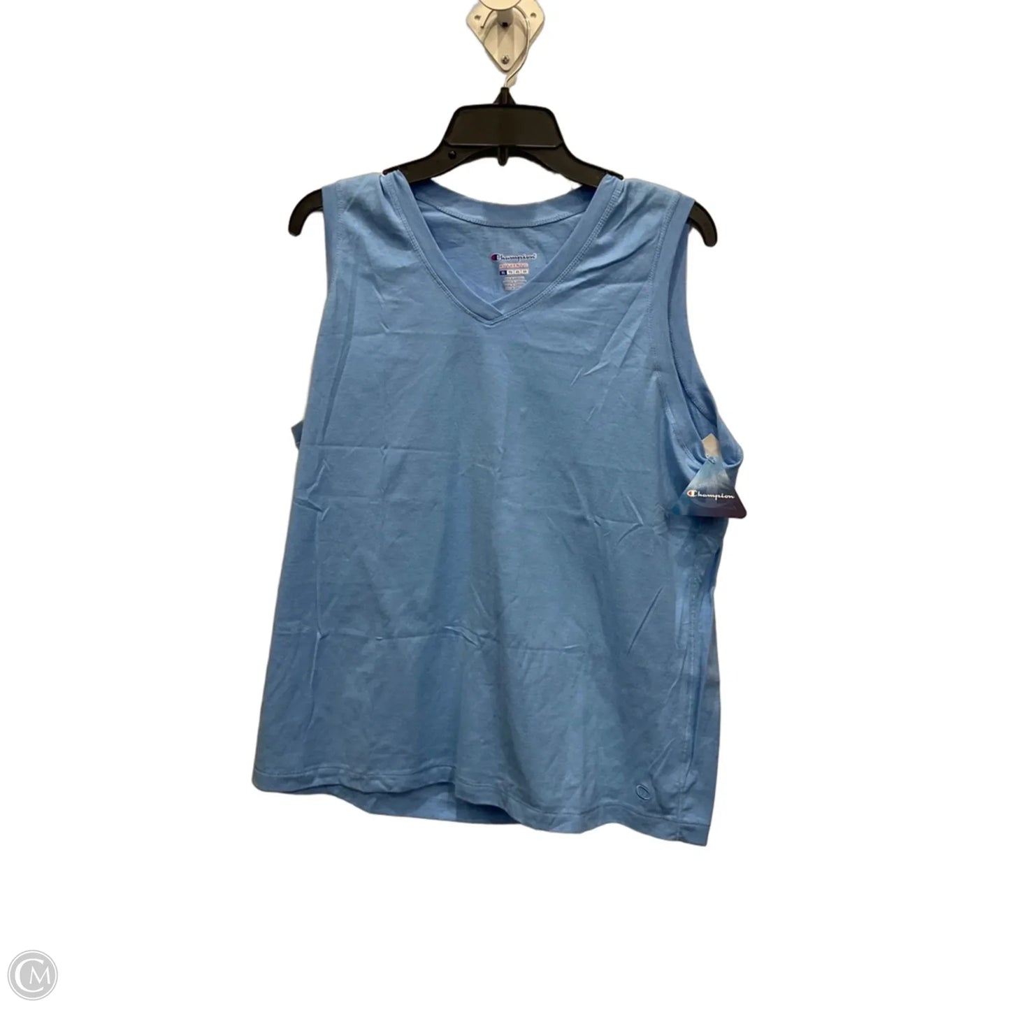 Athletic Tank Top By Champion In Blue, Size: Xl