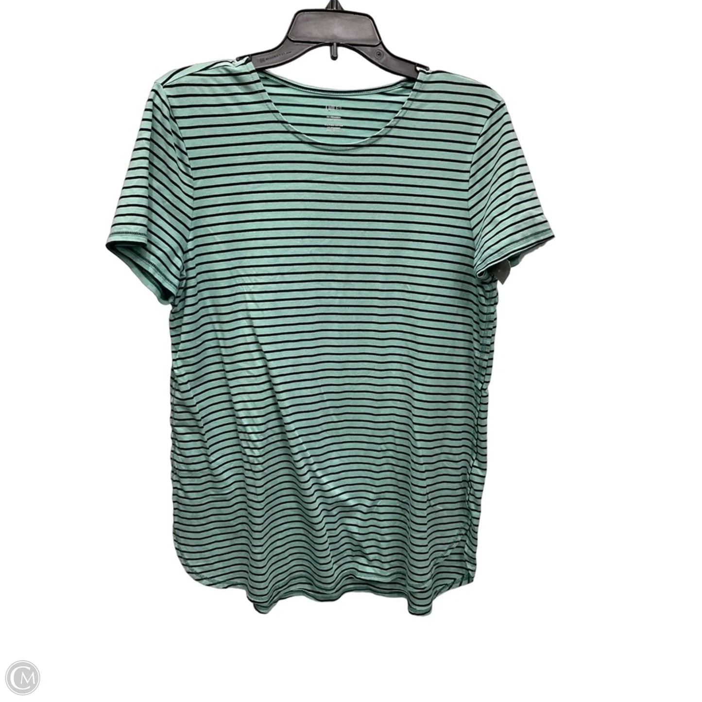 Top Short Sleeve By J. Jill In Striped Pattern, Size: M