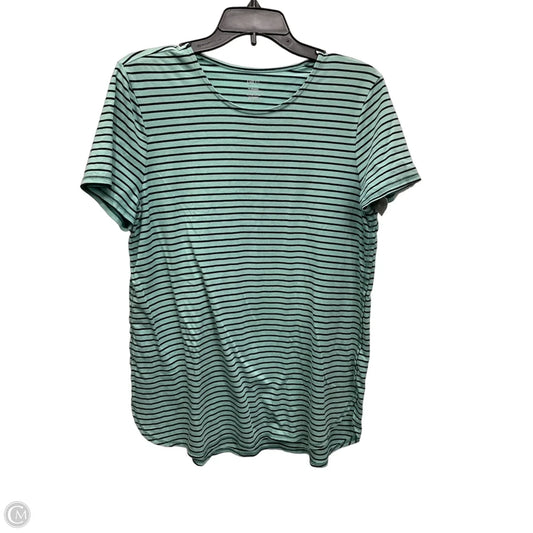 Top Short Sleeve By J. Jill In Striped Pattern, Size: M