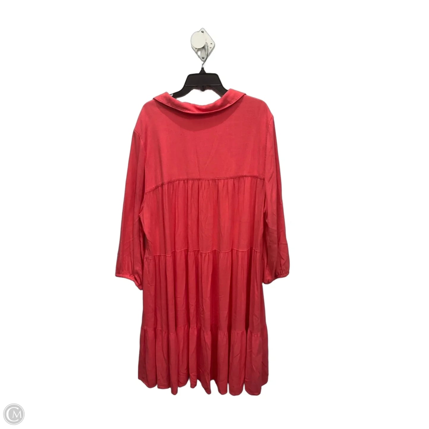 Dress Casual Midi By Falls Creek In Pink, Size: 2x